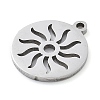 304 Stainless Steel Charms STAS-I327-01G-01-2