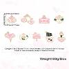 45Pcs 9 Styles Valentine's Day Theme Alloy Enamel Pendants FIND-CJ0003-74-8