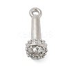 Brass Micro Pave Cubic Zirconia Pendatns KK-I380-04P-1