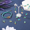 18Pcs 9 Styles Alloy Connector Charms FIND-TA0002-21-6