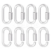 6Pcs Alloy Screw Carabiner Lock Charms FIND-UN0003-31P-1