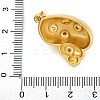 Brass Micro Pave Cubic Zirconia Pendants KK-K339-11G-01-3