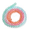 Transparent Painted Glass Beads Strands DGLA-A034-T3mm-A11-5