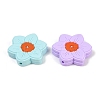 Flower Food Grade Silicone Focal Beads SIL-A011-02D-2