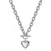 Heart 304 Stainless Steel Pendant OT Necklaces FS-WGBF13B-03-1