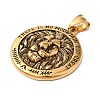 304 Stainless Steel Pendants STAS-Z067-03G-2