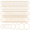 120Pcs 4 Styles 316 Surgical Stainless Steel Wine Glass Charms Rings STAS-BBC0009-37G-1