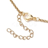 304 Stainless Steel Slider Necklace Makings AJEW-JB01274-01-3
