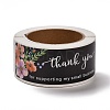 Flower Pattern Paper Gift Tag Stickers DIY-C011-02B-2