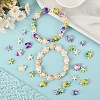 120Pcs 6 Styles Synthetic Turquoise Dyed Beads G-YW0002-30-4