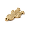 304 Stainless Steel Textured Pendants Ion Plating(IP) STAS-J040-09B-G-3
