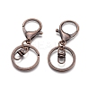 Iron Alloy Lobster Claw Clasp Keychain KEYC-D016-R-2