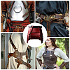 Medieval Viking PU Leather Belt Skirt AJEW-WH20077-031B-6