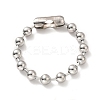Tarnish Resistant 304 Stainless Steel Ball Chain Necklace & Bracelet Set STAS-D181-02P-02B-3
