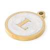 Ion Plating(IP) 201 Stainless Steel Pendants STAS-K288-02G-L-2