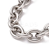 Non-Tarnish 304 Stainless Steel Chunky Cable Chains Bracelet for Men Women BJEW-G618-04P-B03-2