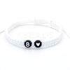Resin Beads Braided Bead Bracelets FS-WG7326D-02-1