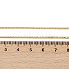 Brass Box Chain Necklaces NJEW-K123-11G-4