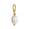 Shell Pearl Oval Charms BSHE-OY009-83G-3