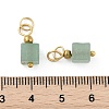 Natural Green Aventurine Pendants STAS-Z129-01G-05-3
