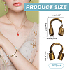 300Pcs Brass Wire Guardian and Protectors KK-ME0002-66-2