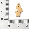 304 Stainless Steel Enamel Pendants STAS-G374-01G-04-3