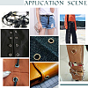 750Pcs 3 Colors European Style Brass Eyelet Core KK-GF0001-19-4