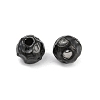 Textured 316 Surgical Stainless Steel Beads STAS-M106-01A-EB-3