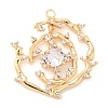 Brass Pendants KK-F860-31G-1