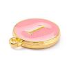 Golden Plated Alloy Enamel Charms X-ENAM-Q437-14I-2