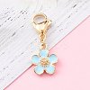 Zinc Alloy Enamel Pendants HJEW-JM00432-03-4