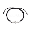 Heart & Star Tibetan Style Alloy Link Bracelets BJEW-JB101002-3