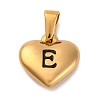 304 Stainless Steel Pendants STAS-P278-01E-G-1-1