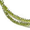 Transparent Electroplate Glass Beads Strands EGLA-H107-01A-AB10-3