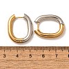 Rectangle Ion Plating(IP) 304 Stainless Steel Hoop Earrings for Women X-EJEW-L287-059GP-3