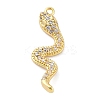 Brass Micro Pave Cubic Zirconia Pendants KK-A240-09G-1