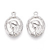 304 Stainless Steel Pendants STAS-T065-75P-1