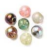 UV Plating Rainbow Iridescent Acrylic Beads OACR-P015-05A-1