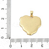 Brass Enamel Pendants KK-U068-13B-06G-3