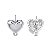 Alloy Stud Earring Findings PALLOY-N150-86P-1