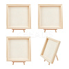 4Pcs Wood DIY Children Craft Picture Frame WOOD-OC0003-69A-1