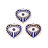 Rack Plating Alloy Enamel Pendants ENAM-K067-05E-2