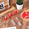 Gorgecraft 12Pcs 3 Styles Acrylic Self Adhesive Hinge FIND-GF0005-56-4