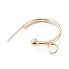 304 Stainless Steel Half Hoop Earrings LS-X-STAS-Z028-B01-G-3