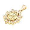 Religion Brass Pave Cubic Zirconia Pendants CU-CBA83A6-01C-G04-2