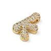 Brass Micro Pave Cubic Zirconia Pendants KK-A300-02G-K-2