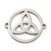 Tarnish Resistant 304 Stainless Steel Connector Charms STAS-P330-05P-1
