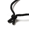 Cone Natural Quartz Crystal Pendant Necklace with Nylon Rope for Women G-H286-08D-5