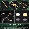 Unicraftale DIY Blank Dome Link Bracelet Making Kit DIY-UN0005-27-5