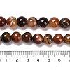 Natural Striped Agate/Banded Agate Beads Strands G-B079-A05-03C-5
